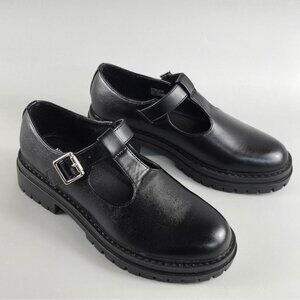 Mary Janes Black (Leather) No Boundaries